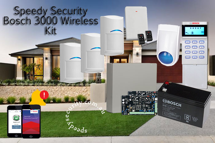 Speedy Security Bosch 3000 alarm wireless kit